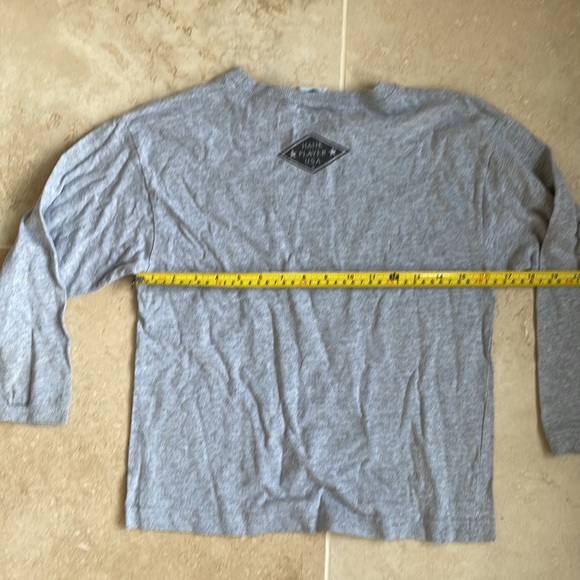 EUC HANK PLAYER USA LONG SLEEVE SHIRT Grey. SIZE XL COTTON SPORTS - Picture 4 of 4